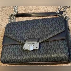 Michael Kors Navy Signature Crossbody